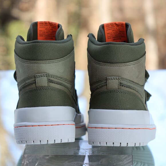 Jordan 1 Retro High Double Strap Olive Canvas - Picture 11 of 16